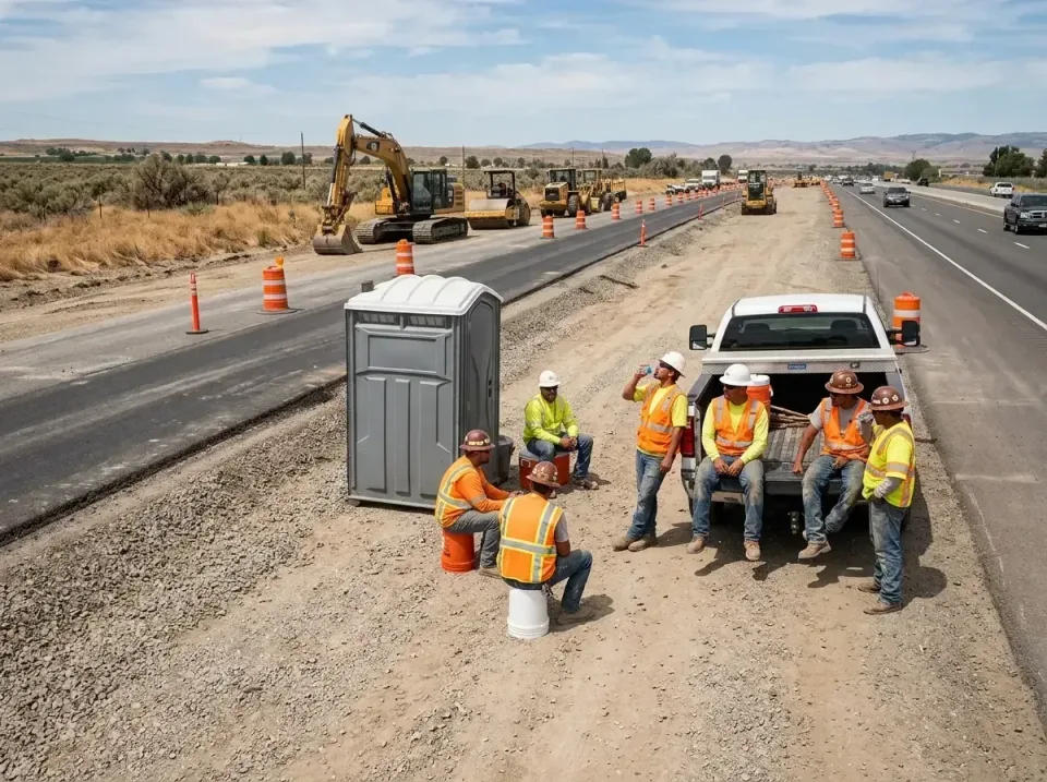 highway-road-construction-crew-007 — frequently asked questions, Porta Potty and Restroom Rentals in Idaho Falls, ID